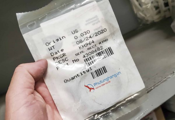 Phớt chặn nhớt Cummins - 4308682 Rectangular seal